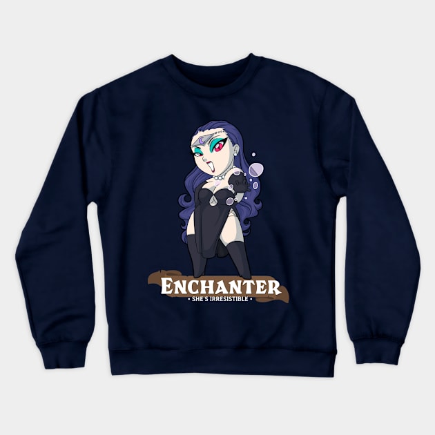 Enchanter: She's Irresistible Crewneck Sweatshirt by Fox Lee